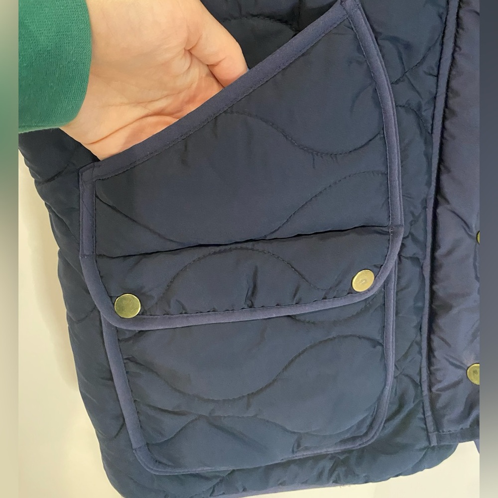 J.Crew Navy Signature Puffer Jacket - Picture 3 of 5